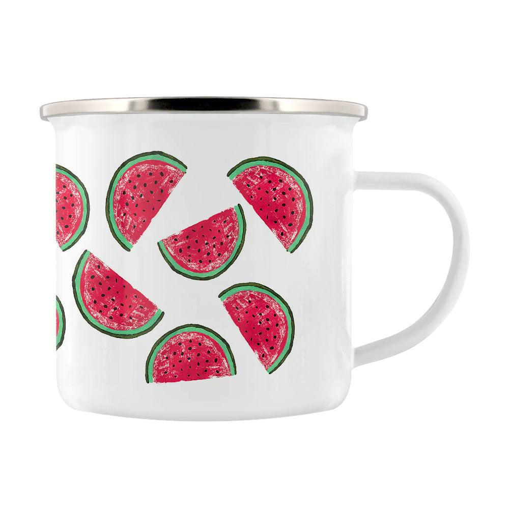 IzziRainey Watermelons Enamel Mug