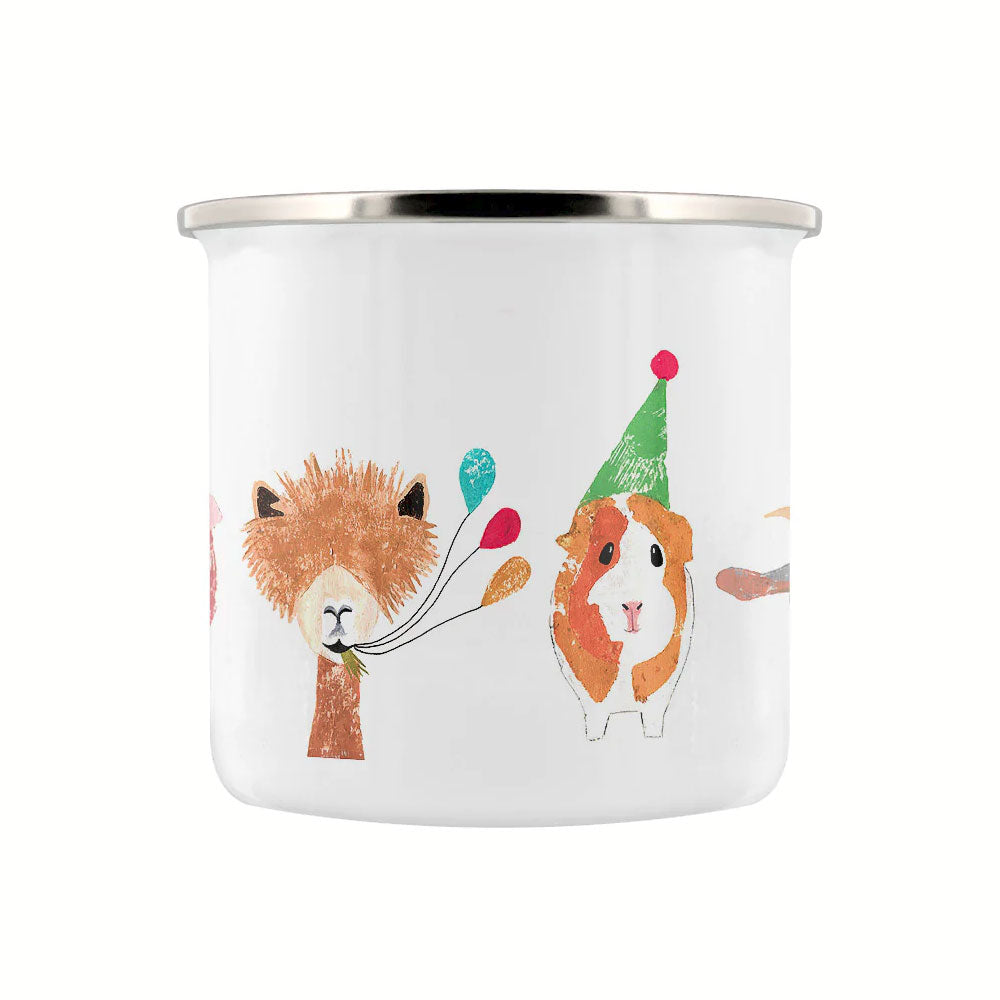 IzziRainey Party Animals Enamel Mug