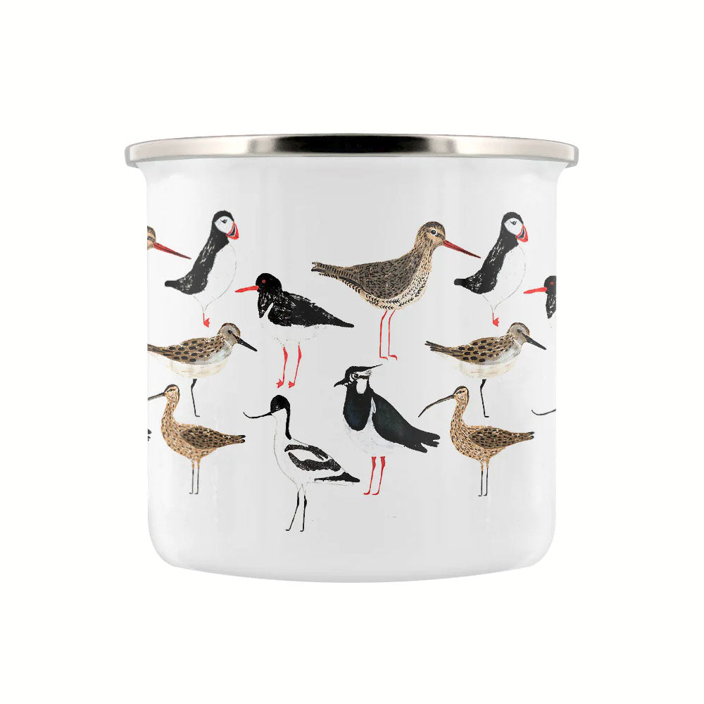 IzziRainey Coastal Birds Repeat Enamel Mug