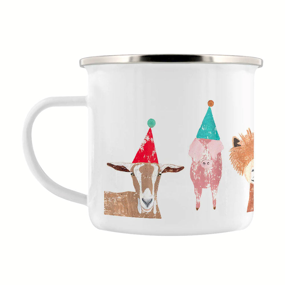 IzziRainey Party Animals Enamel Mug