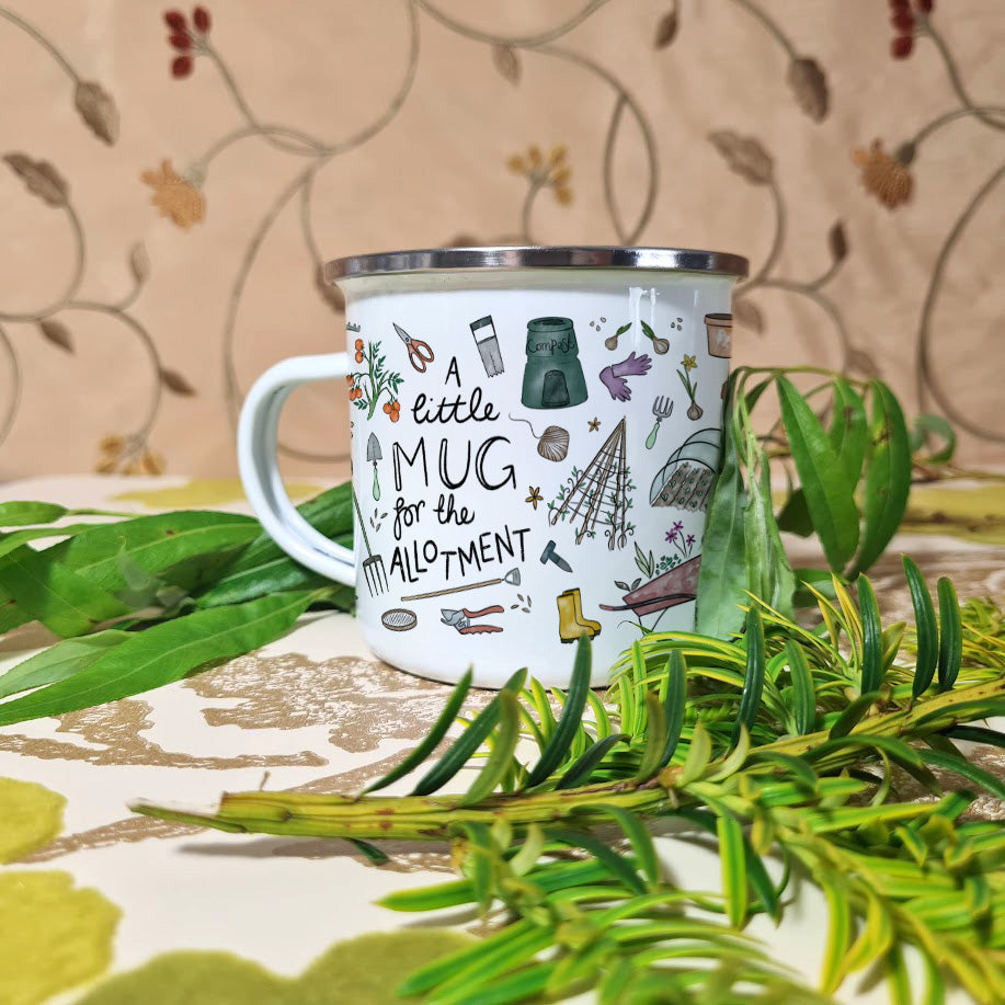A Little Mug For The Allotment Enamel Mug
