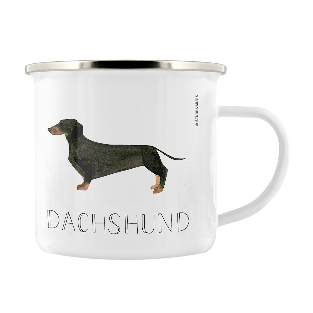 Dachshund - My Dog Is The Best Enamel Mug