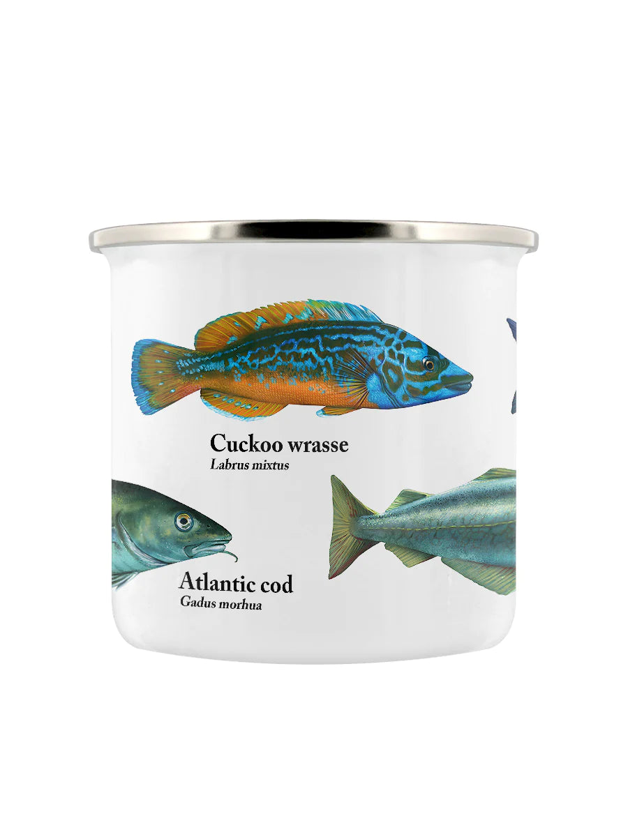 A Shoal Of Fish Enamel Mug