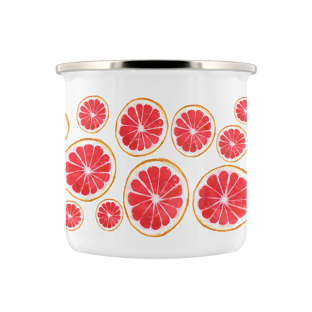 IzziRainey Grapefruits Enamel Mug