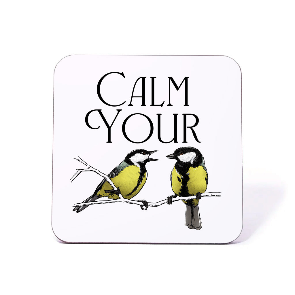 Wild Giggles Calm Your Tits Coaster