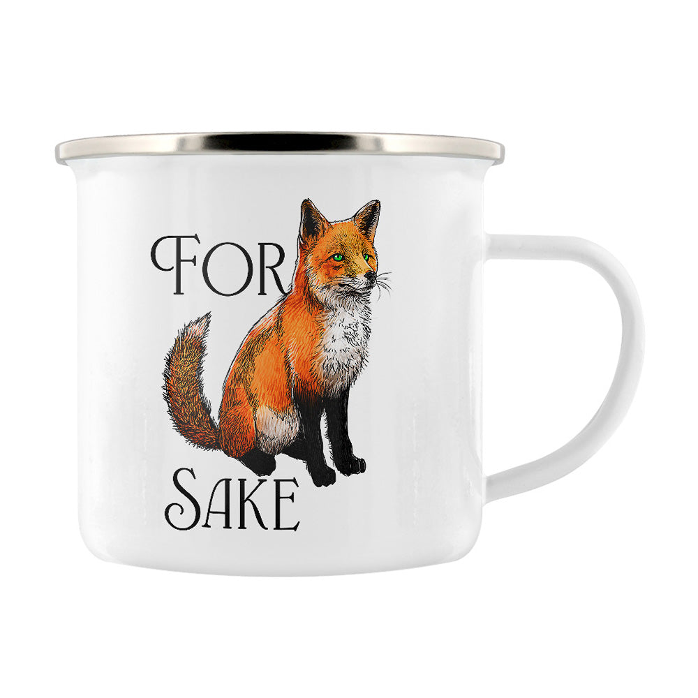 Wild Giggles For Fox Sake Enamel Mug