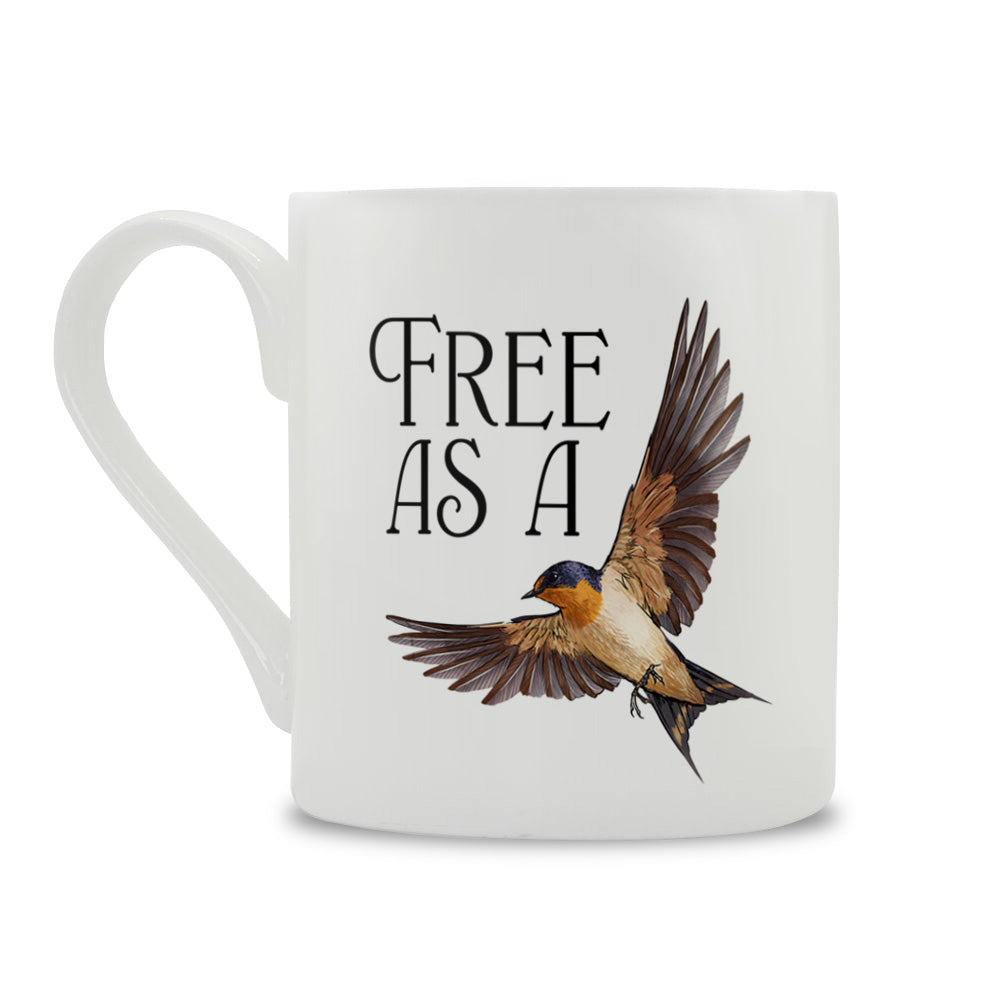 Wild Giggles Free As A Bird Bone China Mug
