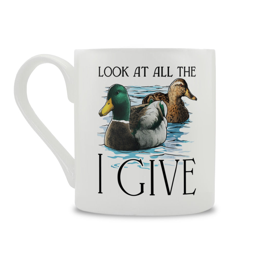 Wild Giggles Look At All The Ducks I Give Bone China Mug
