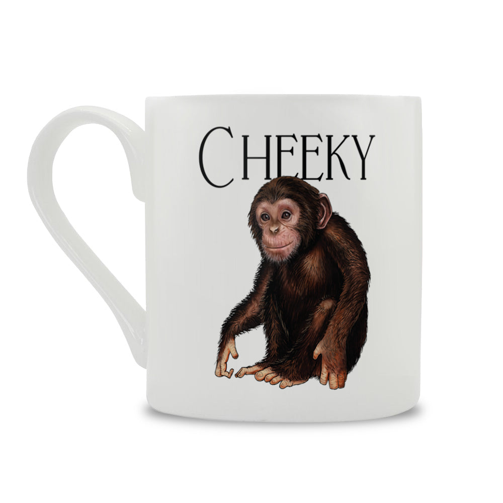 Wild Giggles Cheeky Monkey Bone China Mug