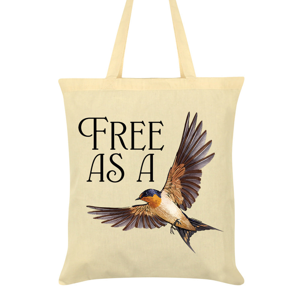 Wild Giggles Free As A Bird Cream Tote Bag