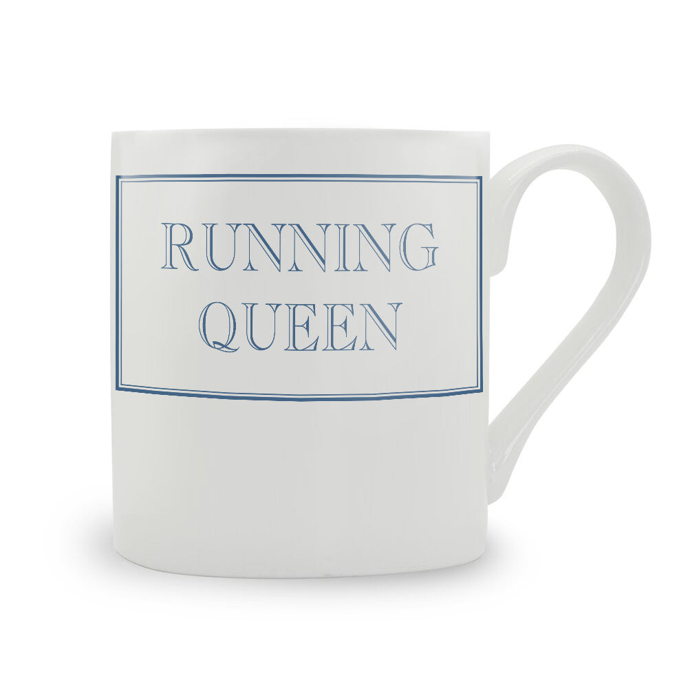 Running Queen Bone China Mug