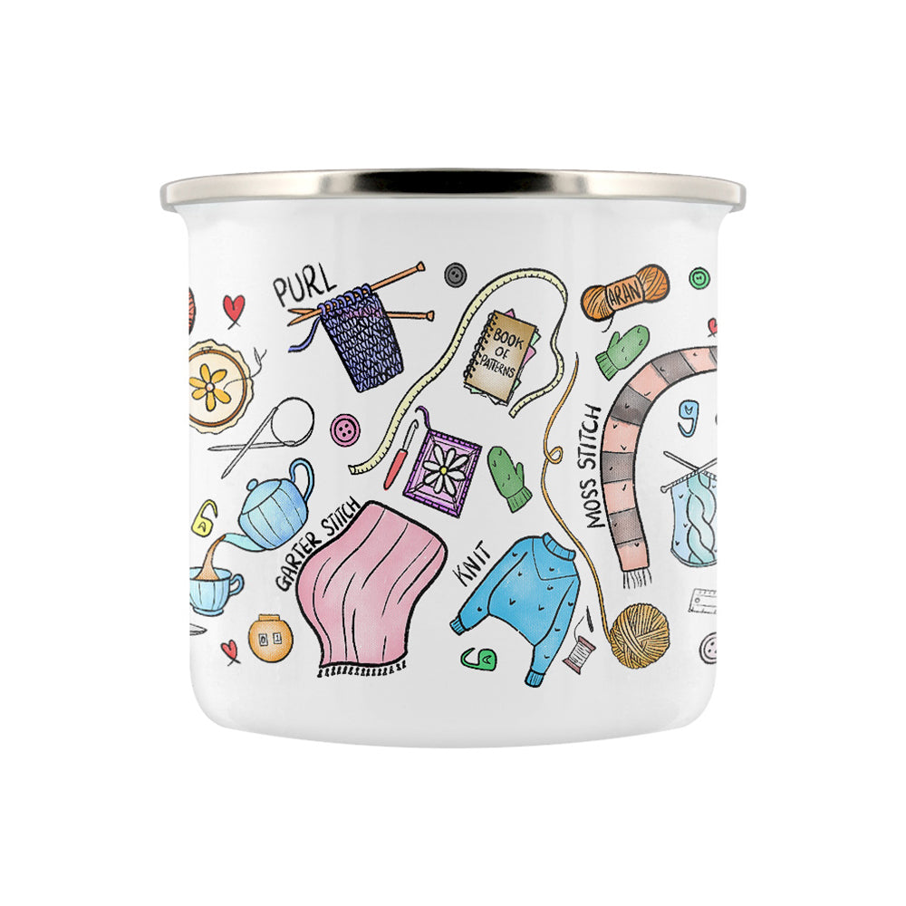 A Little Mug For Crafting Enamel Mug