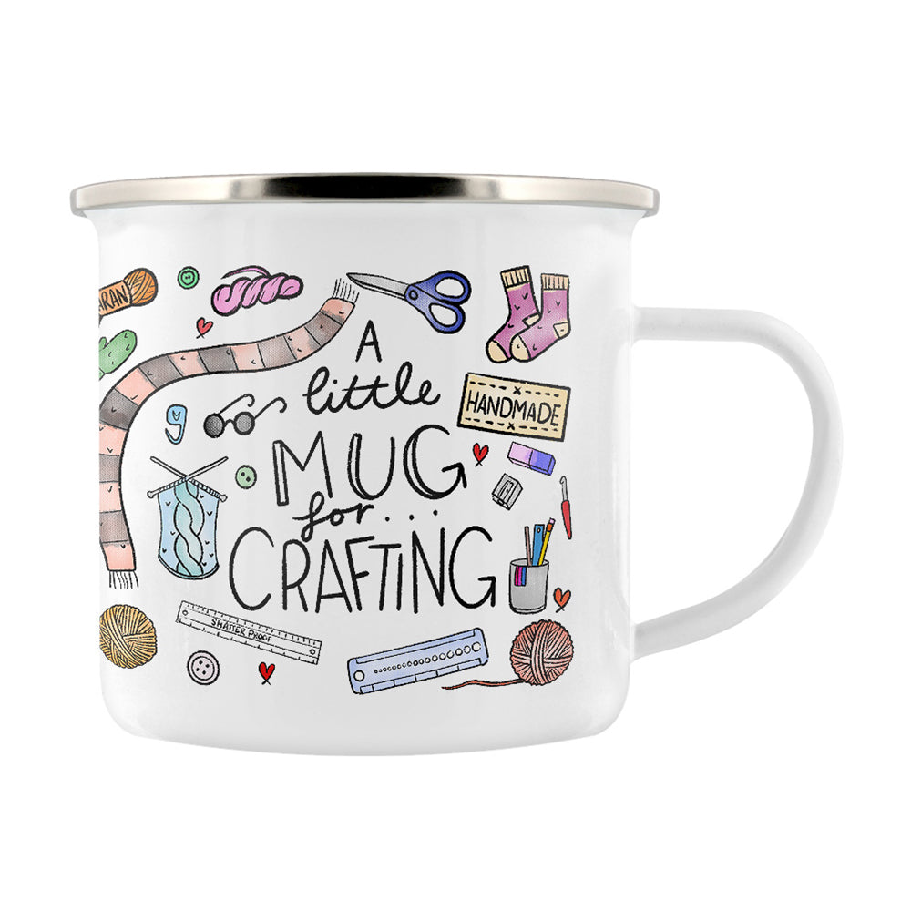 A Little Mug For Crafting Enamel Mug