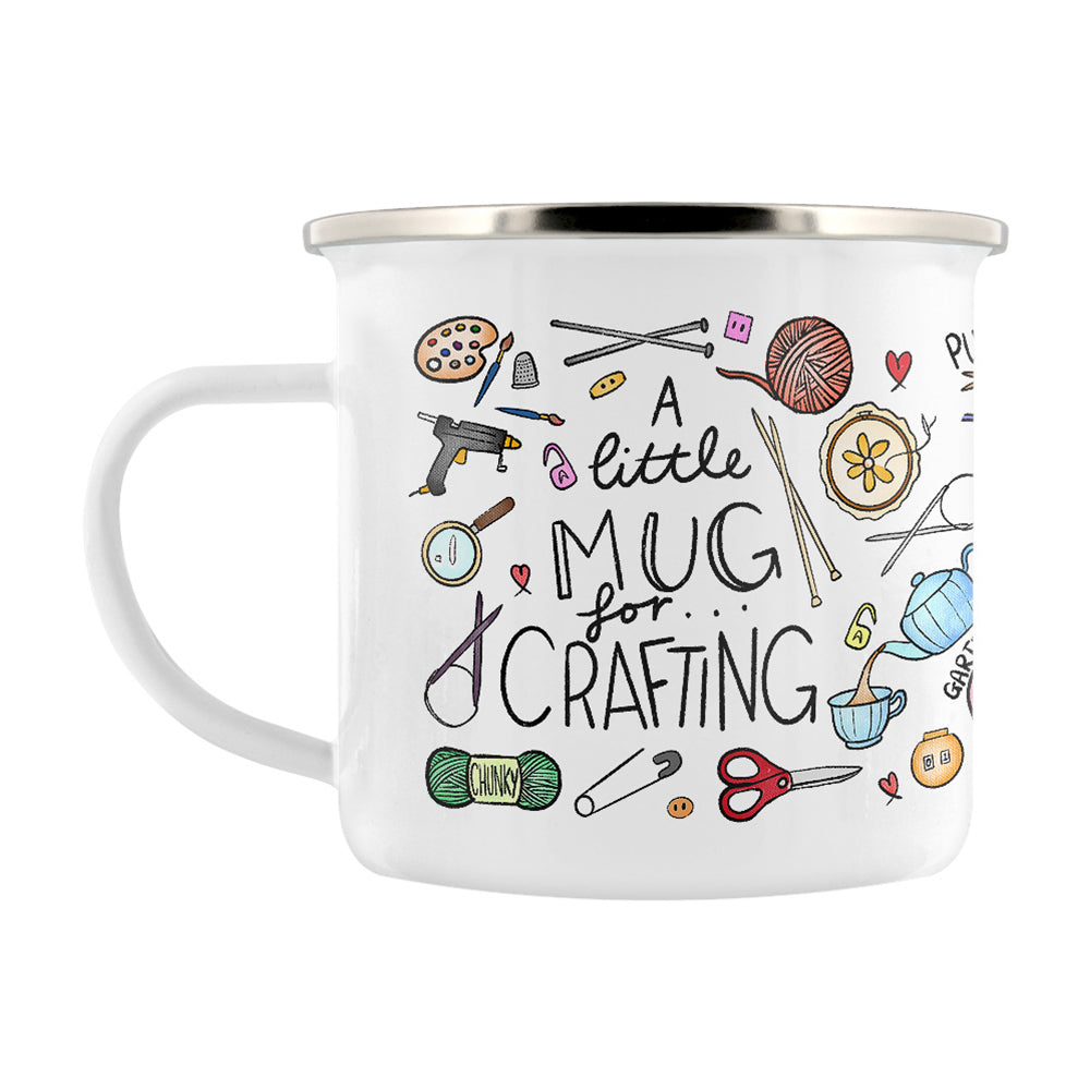 A Little Mug For Crafting Enamel Mug