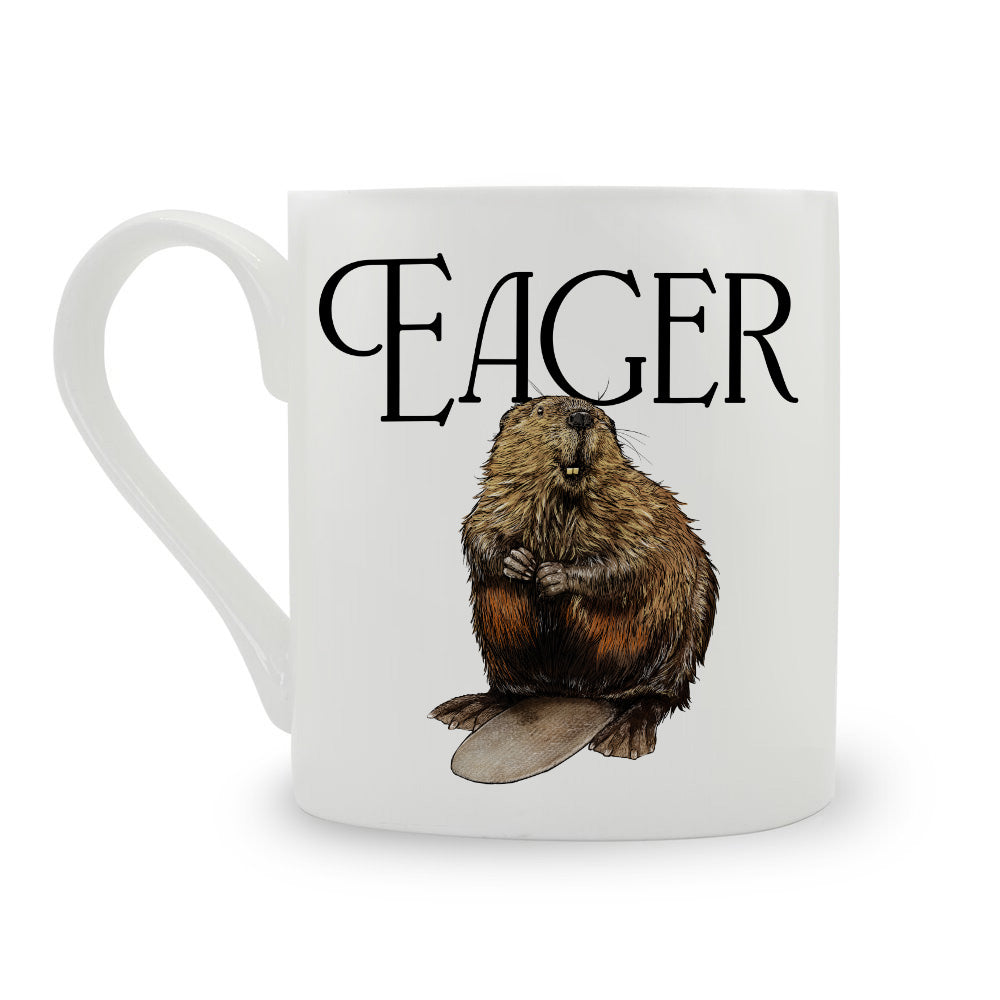 Wild Giggles Eager Beaver Bone China Mug