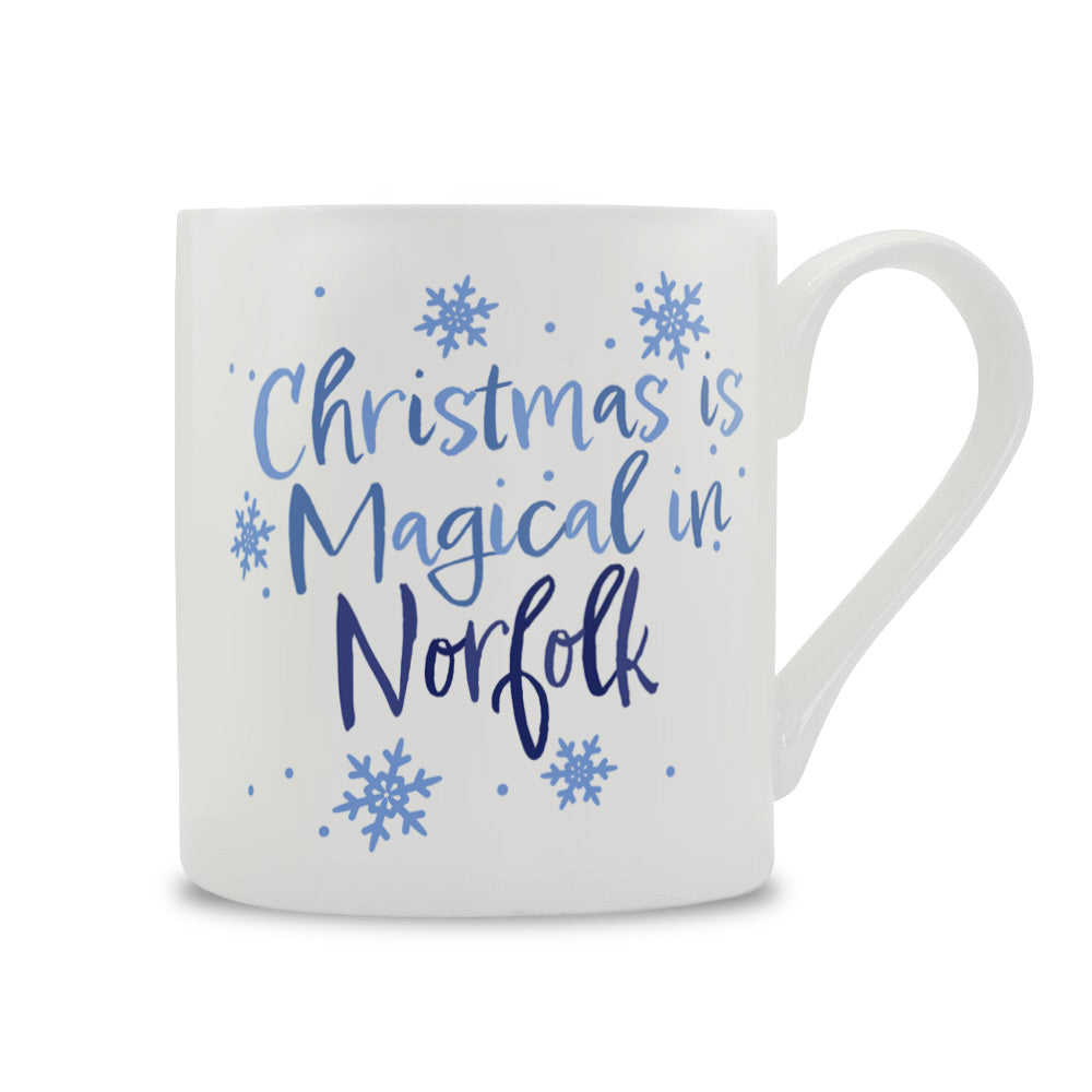 Christmas Is Magical In Norfolk Bone China Mug