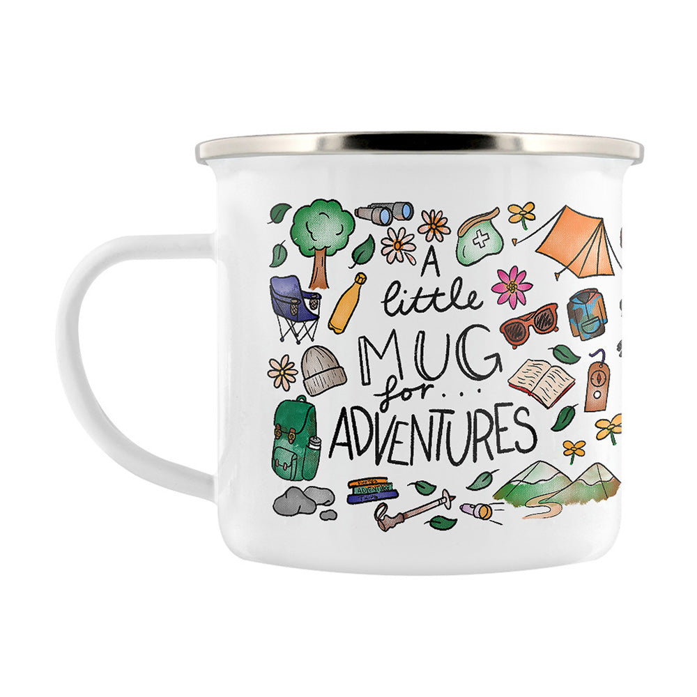 A Little Mug For Adventures Enamel Mug