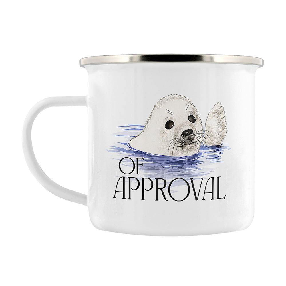 Wild Giggles Seal Of Approval Enamel Mug