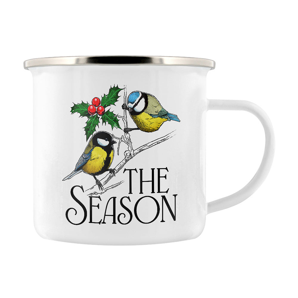 Wild Giggles Tits The Season Enamel Mug