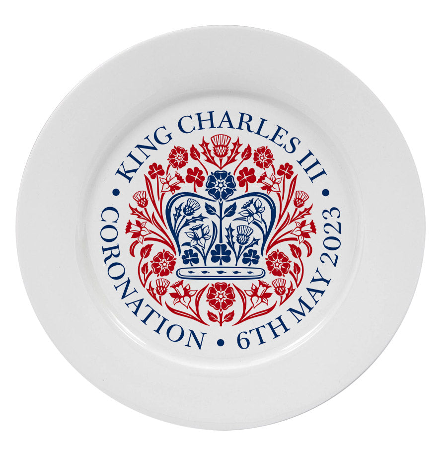 King Charles III Coronation Ceramic Plate