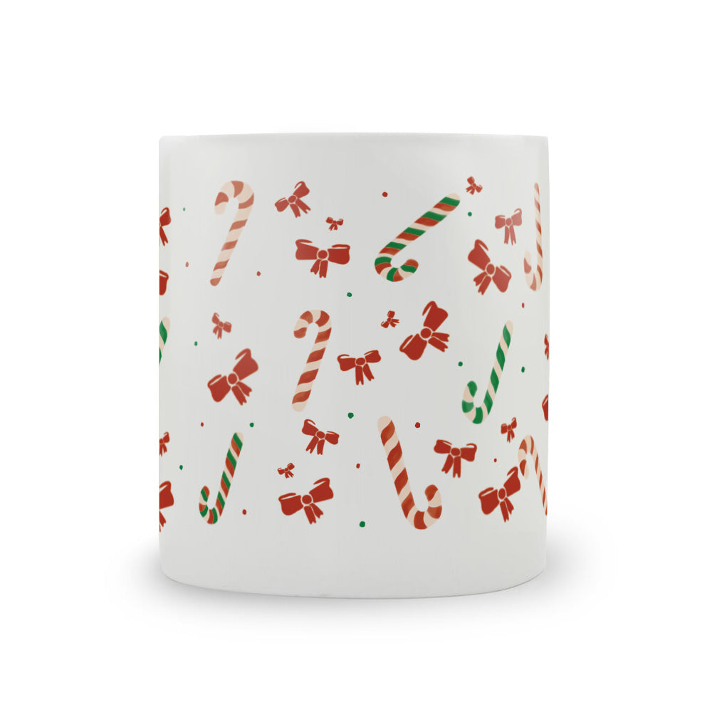 Candy Canes Large Bone China Mug - 350ml