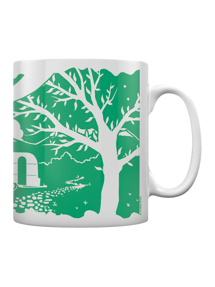 Etched In Nature - Camping Under The Stars Block (Green) Print Sublimation Mug