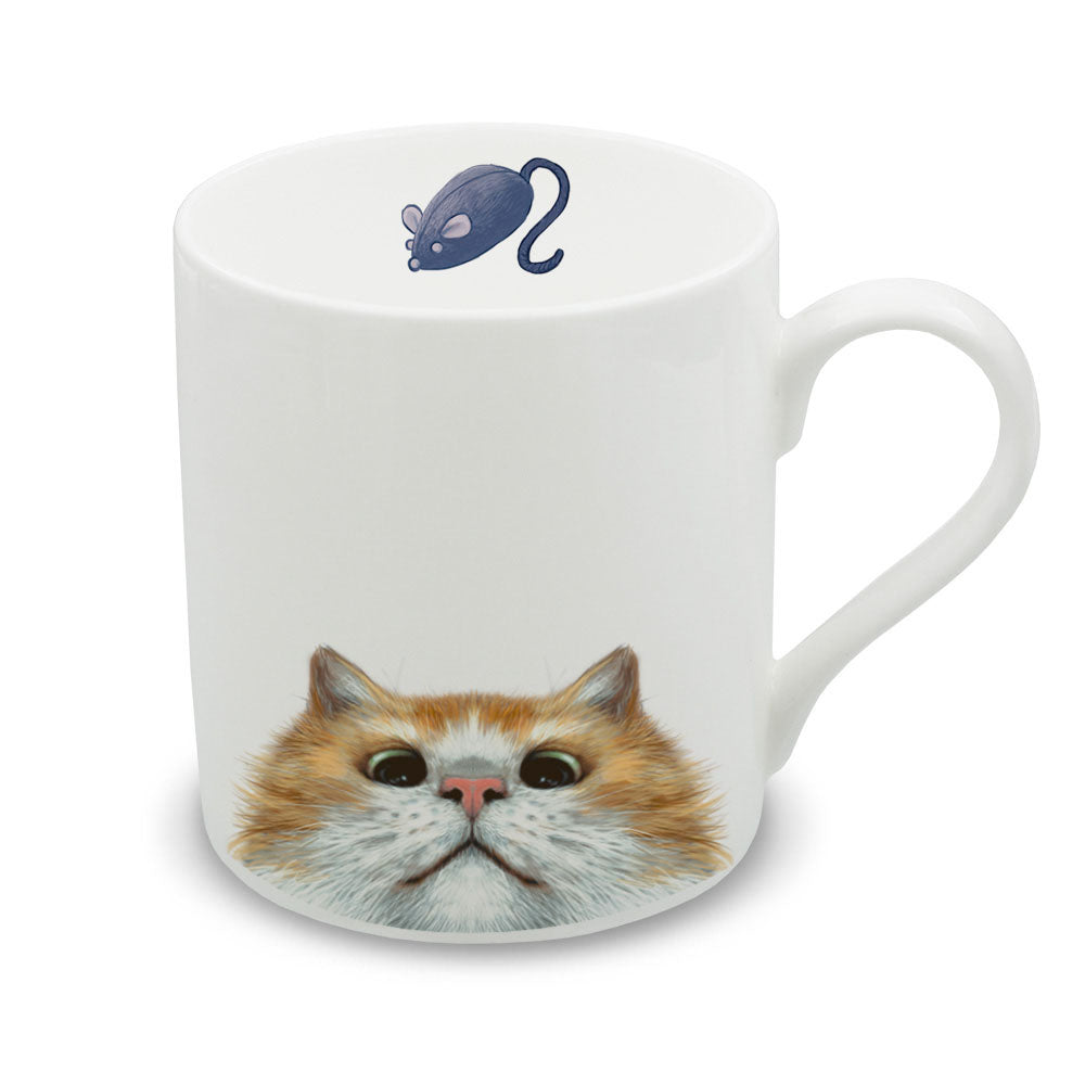 Inquisitive Creatures Cat Mug