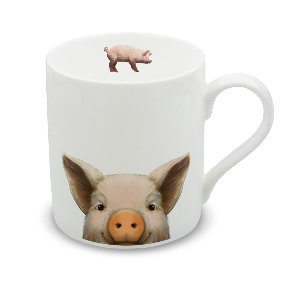 Inquisitive Creatures Pig Mug