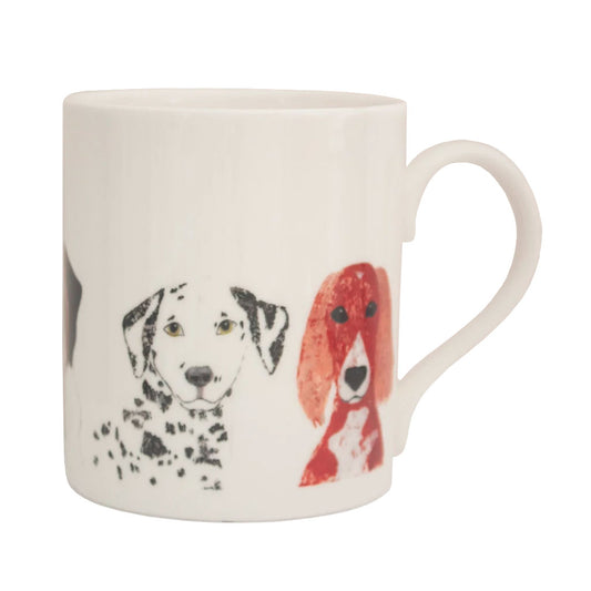 IzziRainey Dog Breeds Single Large Bone China Mug -350ml