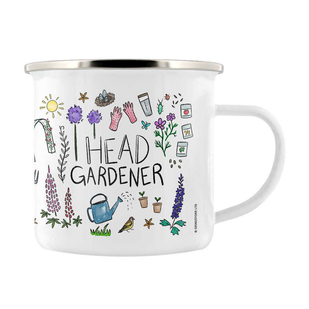 Head Gardener Enamel Mug