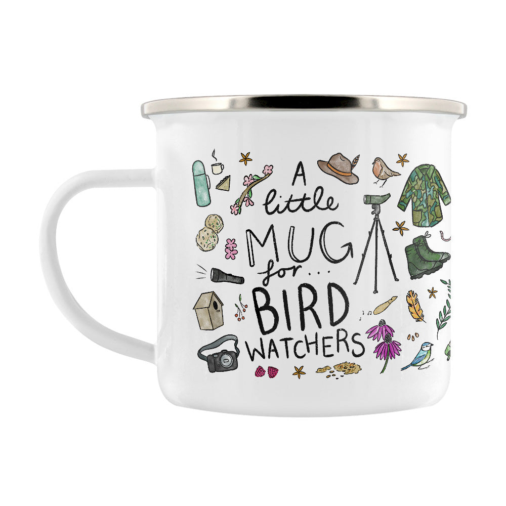 A Little Mug For Bird Watchers Enamel Mug