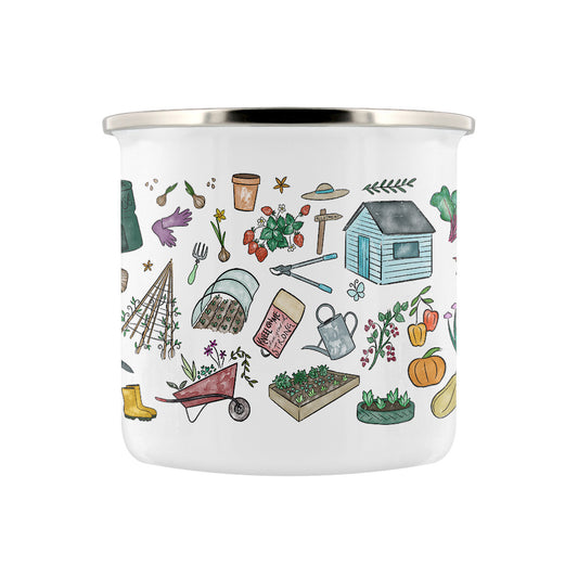 A Little Mug For The Allotment Enamel Mug