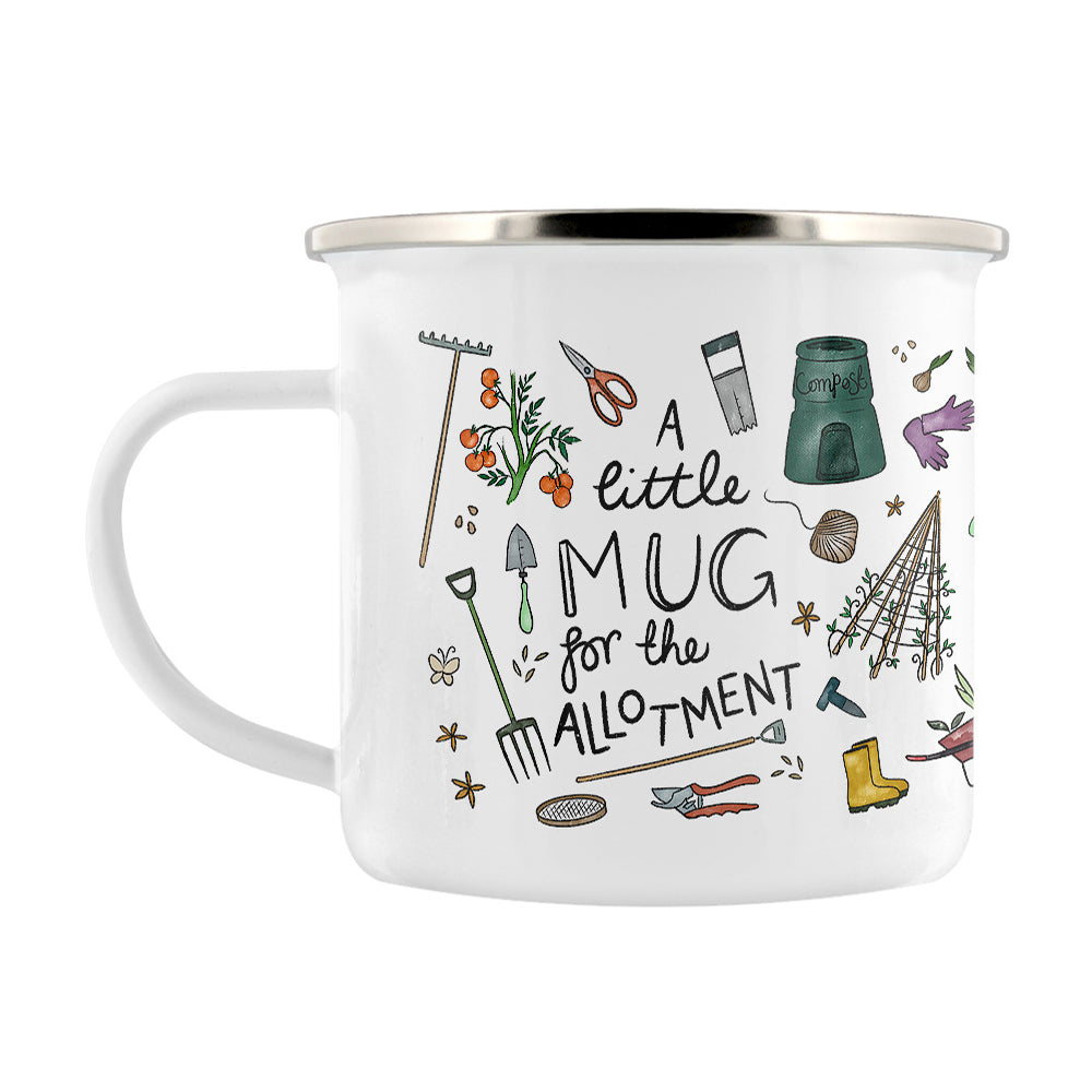 A Little Mug For The Allotment Enamel Mug