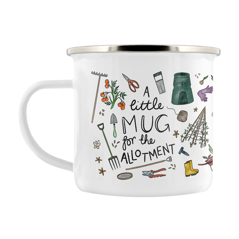 A Little Mug For The Allotment Enamel Mug