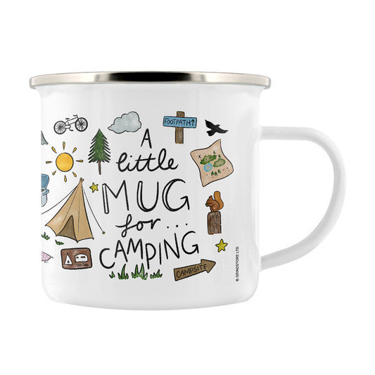 A Little Mug For Camping Enamel Mug