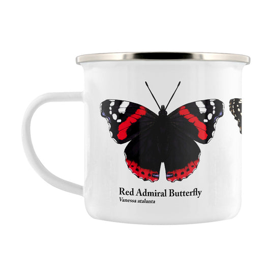 Nature's Delights - Butterfly Trio Enamel Mug
