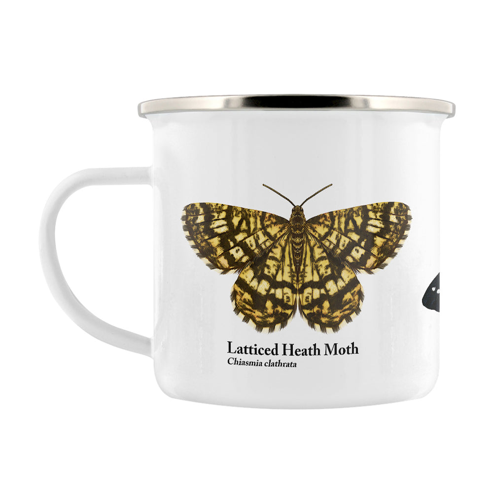 Nature's Delights - Moth Trio Enamel Mug