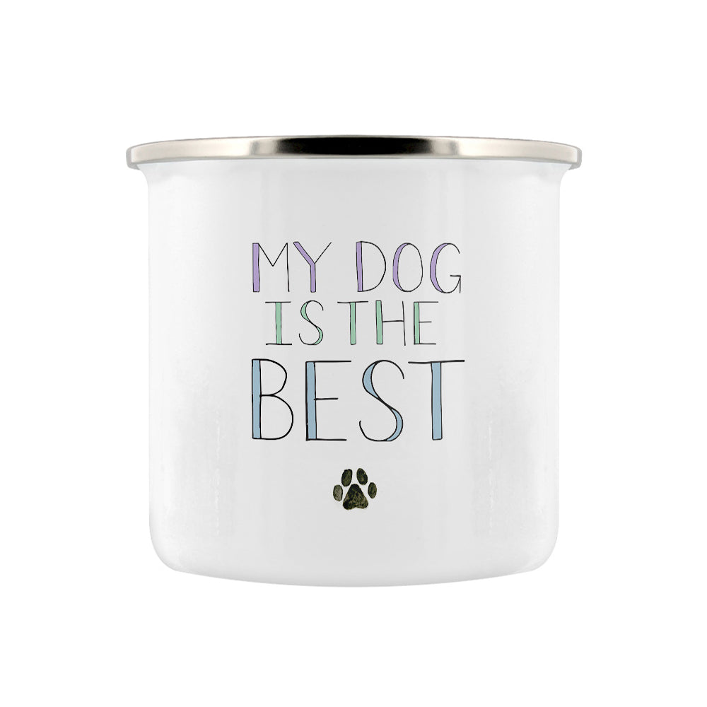Pug - My Dog Is The Best Enamel Mug