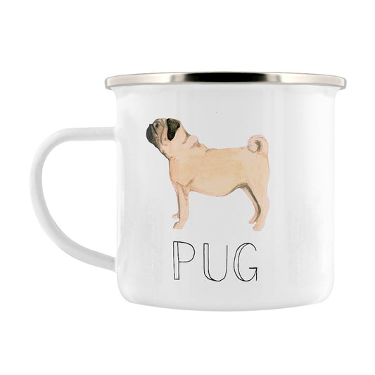 Pug - My Dog Is The Best Enamel Mug