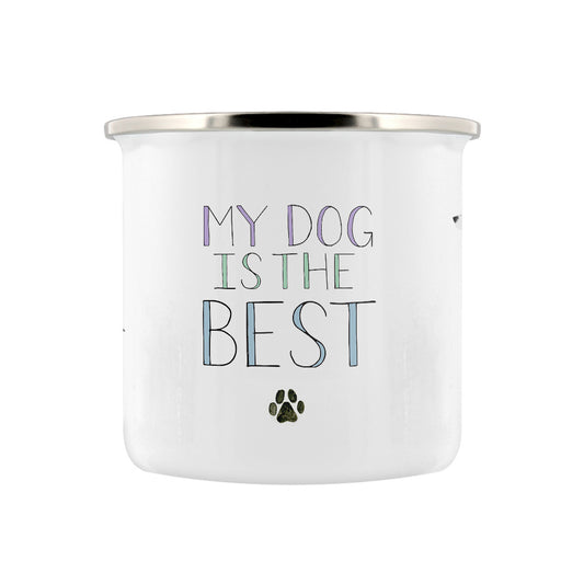 Collie - My Dog Is The Best Enamel Mug