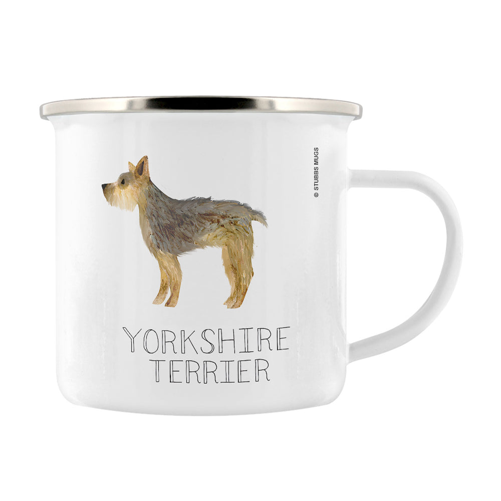 Yorkshire Terrier - I Love My Dog Enamel Mug