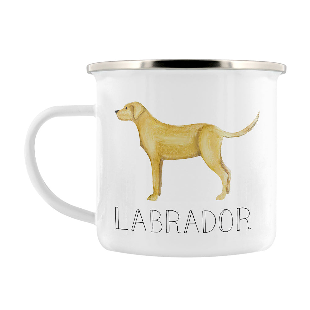 Labrador - I Love My Dog Enamel Mug