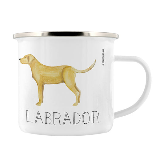 Labrador - I Love My Dog Enamel Mug