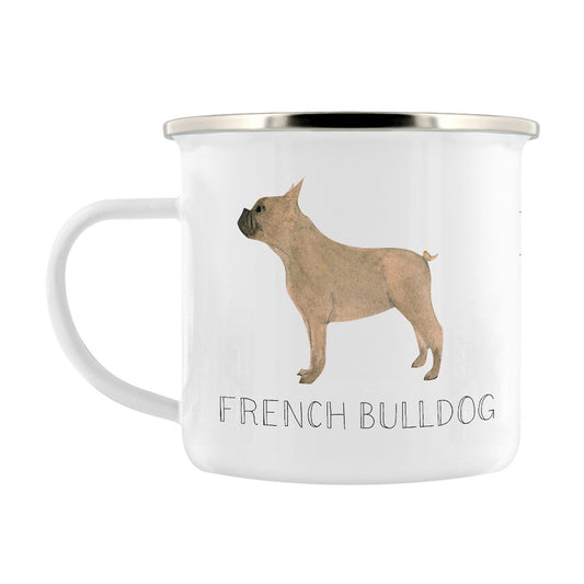 French Bulldog - I Love My Dog Enamel Mug