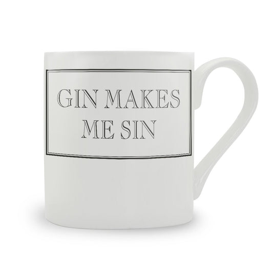 Gin Makes Me Sin Mug