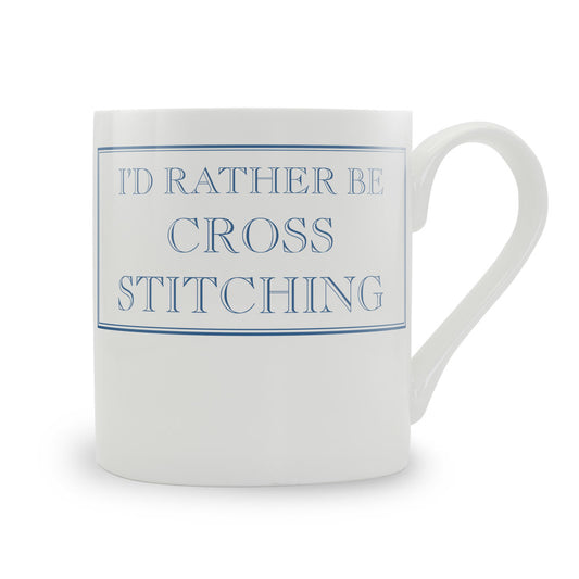 I'd Rather Be Cross Stitching Mug