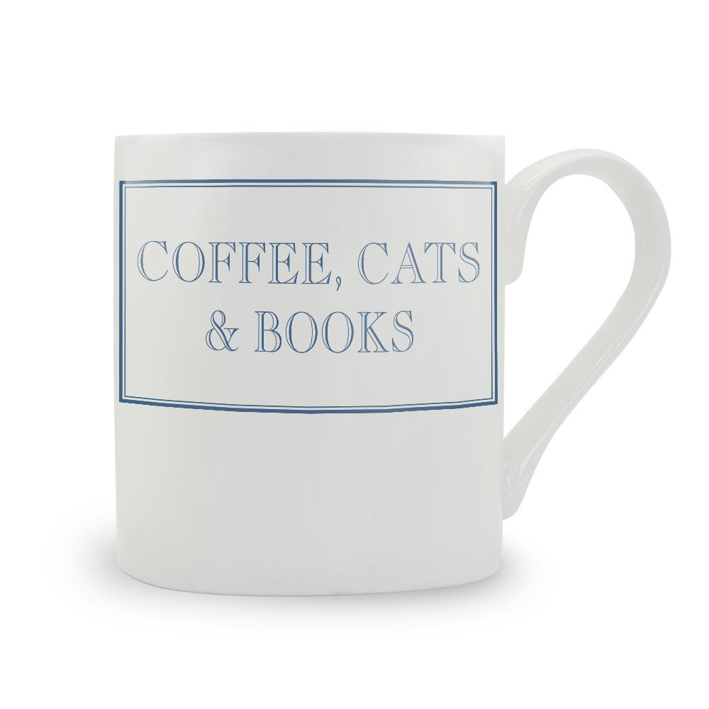 Coffee, Cats & Books Mug