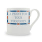 Terribly British A Penny For Your Thoughts Mug