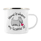 Home Is Where My Scottie Is Enamel Mug