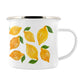 IzziRainey Lemons Enamel Mug